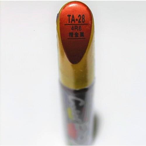 Car scratch repair pen, auto paint pen orange color for Toyota Vios Corolla Reiz vois highlander Crown RAV4 Camry Yaris