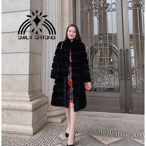Real natural Genuine rex rabbit fur coat women whole skin fur jacket ladies fashion winter fur waistcoat warm winter