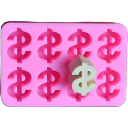 Dollar Symbol Money Sign Silicone Fondant Mold, Chocolate Mold, Cake Decoration Tools,USD Cake Mold H542