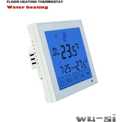 220V touch screen floor heating-water heating thermostat with external sensor