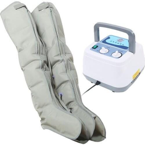 Air Compression Massager Handheld Controller Blood Circulation Pump Wrap Set for Double Arm Leg Cuff Waist Relax Massage