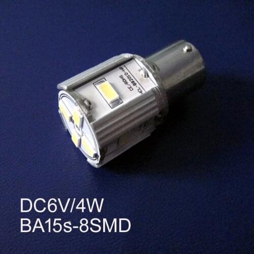 High quality 4W 6V BA15S led lighting,6.3VDC P21W LED Bulbs,1156 1141 PY21W BAU15S lights,1141 DC6V light free shipping 2pcs/lot