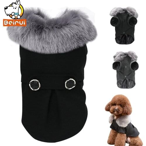 Winter Dog Clothes Pug Pet Cat Jacket Coat Hooded Clothes for Dog Padded Puppy Apparel for Small Medium Dogs Petsroupa cachorro