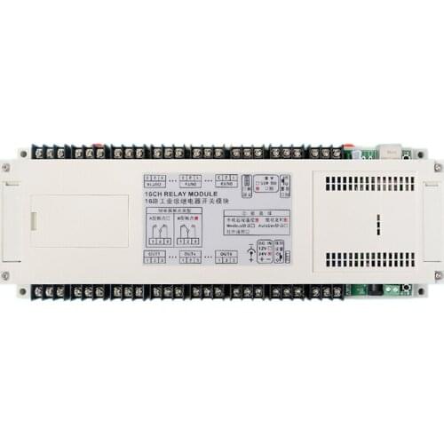 16-channel industrial grade Ethernet WiFi mobile phone wireless remote intelligent remote control relay switch module