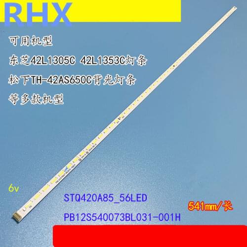 2Pieces/lot FOR Leroy 42 " LED42C710J Article lamp TD42L31A-VO1 42RT7020S56A0 1piece=56LED 540MM