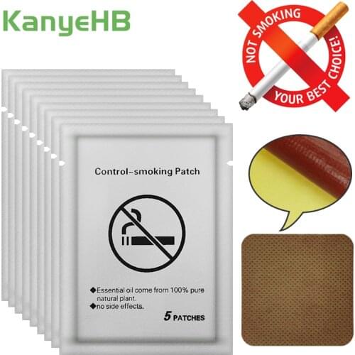 70pcs Stop Smoking Quit Smoke Acupressure Patches Anti Smoke Patch Not Cigarettes Smoker Health Therapy Medical Plaster A444