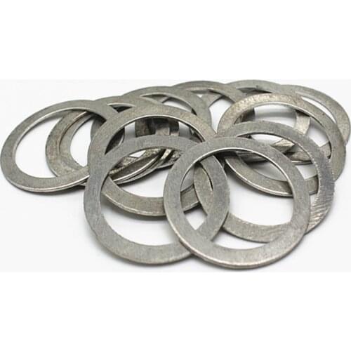 M8 M10 M12 M14 M16 M18 M22 M26 M30 aluminum gasket washer seal aluminum washers flat pad 16mm-38mm OD 2mm thickness