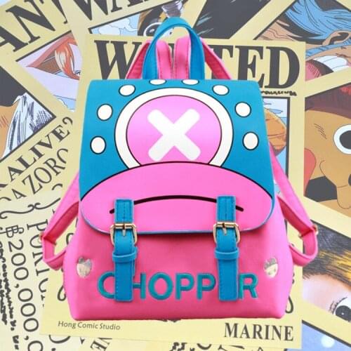 Anime One Piece Cosplay Cute male and female student bags casual fashion backpack child birthday gift