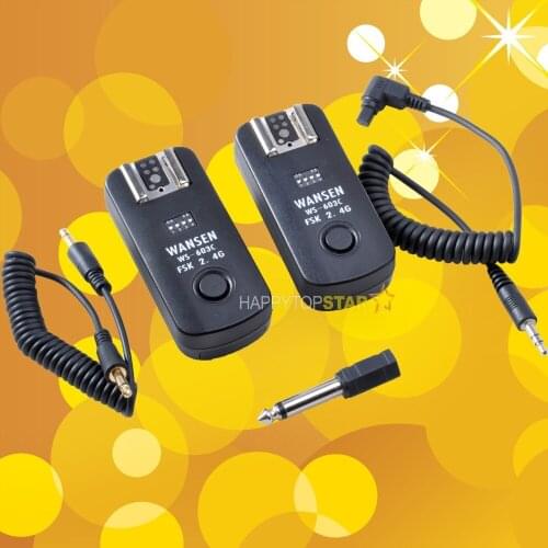 Free Shipping Wireless Remote Flash Trigger for Canon C3 Interface 1D 5D Mark II III 7D 6D transmitter is also the Receiver for