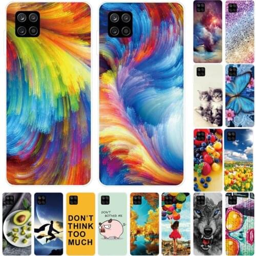 For Samsung Galaxy A12 Case Protective Phone Shell For Samsung A12 a12 Soft Silicone Cover For Galaxy A12 Cool Cat Fashion Case
