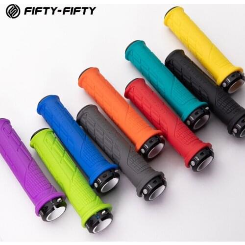 FIFTY-FIFTY MTB Bike Handlebar Cover Rubber Compound Single Lock Shock Absorption Non-Slip Bike Handlebar Cover