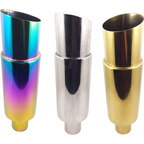 Long 14.37 inch Welding Mufflers Exhaust Pipe For Ford Holden MINI Cooper Subaru Renault Hyundai Honda Civic Jaguar Mercedes