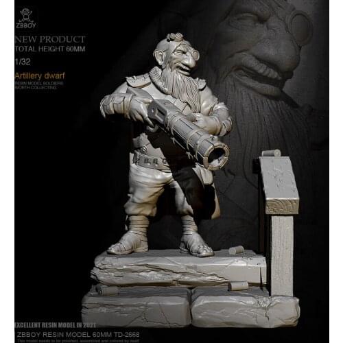 H60mm Resin model kits figure colorless and self-assembled TD-2668
