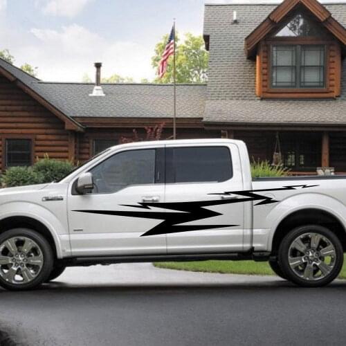 HotMeiNi 200CM*28CM 2 X Car Racing Flash Stripes Door Decal SUV Vinyl Auto Sticker Graphics Car Stickers