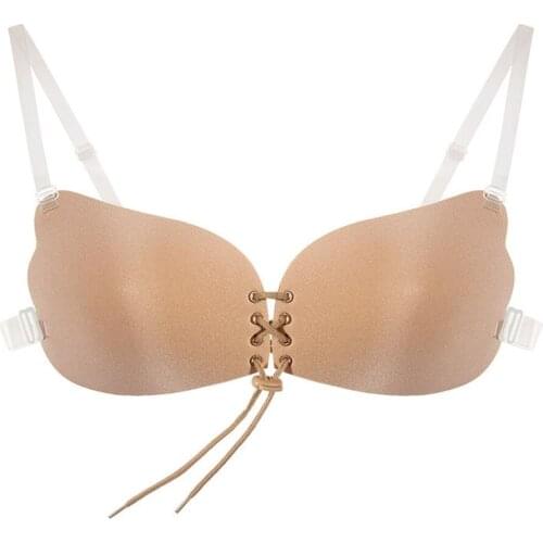 Intimate Lingerie Seamless Bras For Women Sexy Bandage Strap Thick Invisible Bra Push Up Underwear Solid Wedding Dress Bralette