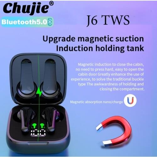 J6 TWS Bluetooth Headphones Wireless Earphones Surround Music Headset Sports Waterproof Earbuds For Xiaomi Huawei Samsung Iphone