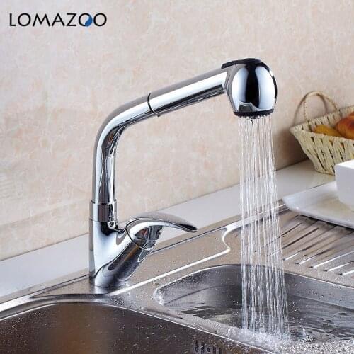 LOMAZOO Pull-out Kitchen Faucets