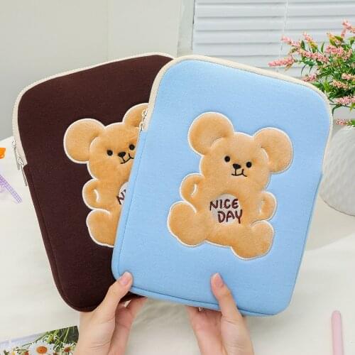 Cute Ins Girls iPad Pouch Case Cartoon iPad Air 4 Case 2020 Shockproof Tablet Liner Bag Cover Sleeves for iPad Pro 11 10.5 9.7