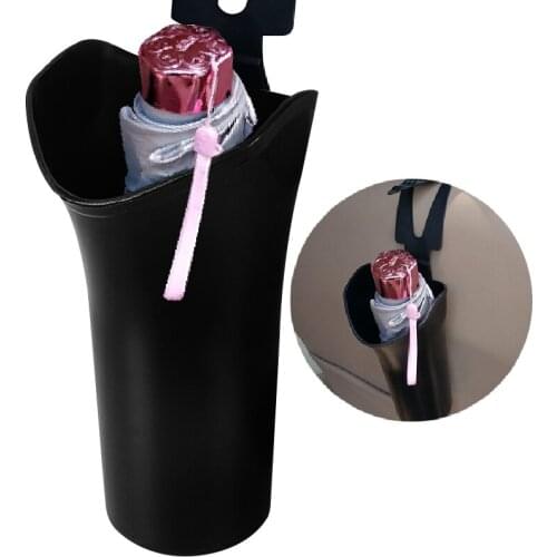 Multifunctional Car Umbrella Storage Bucket Umbrella Holder Trash Can Car Stowing Tidying Organizer Plastic Barrel