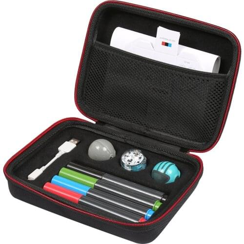 Newest Hard Case for Ozobot Evo App-Connected Coding Robot - Fits USB Charging Cable / Playfield / Skin / 4 Color Code Markers