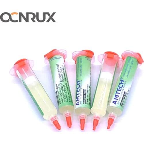 Original AMTECH NC-559-ASM BGA PCB No-Clean Lead-Free Solder Flux Paste Welding Advanced Oil Grease 10ml Halogen Free