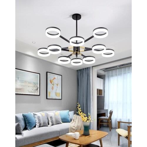 Nordic living room chandelier modern atmospheric home net red light postmodern light luxury dining room bedroom study lamp