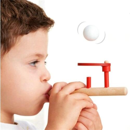 Sports Blowing Pleasure Blowing Balls Magic Suspension Balls Children Wood Puzzle Traditional Toys Parenting Games