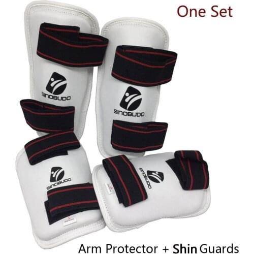 Taekwondo arm shin Guards kick boxing protector Sanda taekwondo boxing Leggings Ankle protection for MMA Muay thai shin pads