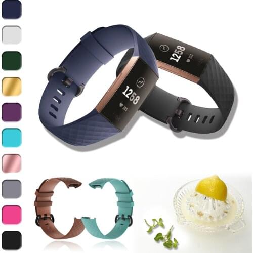 High Quality Watch Straps For Fitbit Charge 4 Breathable waterproof Accessories Band For Fitbit Charge 3 SE Silicone Wristbands