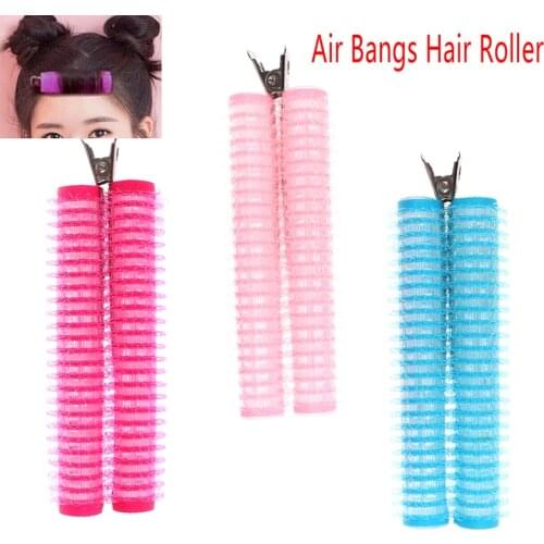 1PCS Portable Air Bangs Hair Rollers Salon Styling Waves Curl DIY Curler Fluffy Clamps Rollers Professional Hairdressing Tool