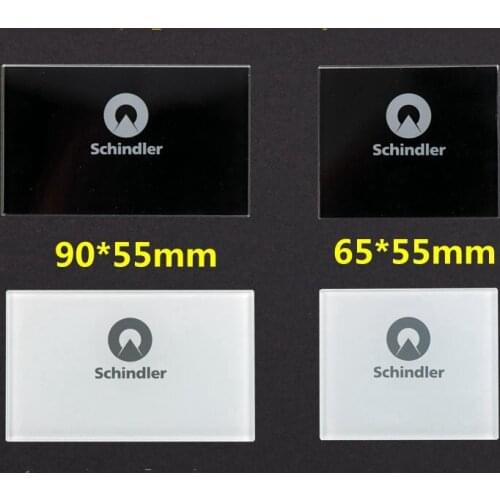 1pcs Schindler elevator call glass panel 3300 3600 5500 button 65mm 55mm 90mm AQ1H646