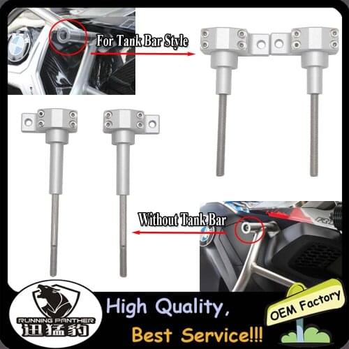 2pcs Motorcycle Bull Bar Bracket Fog Driving Light Motorcycle Crash Bar Guard Mount Kit For BMW R1200GS R1250GS ADV LC 2014-2019