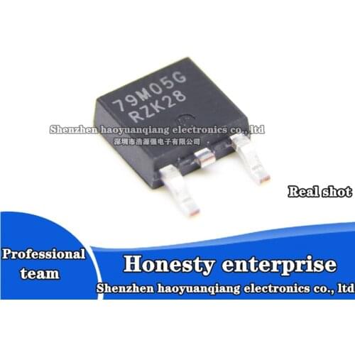 20PCS Genuine original MC79M05CDTRKG 79M05G 5V three-terminal negative voltage regulator patch TO-252