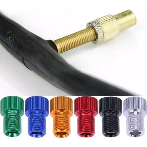 4pcs Presta to Shrader Valve Adapter Bicycle Road Bike Tire Valve Adapters Tube Tool Converters Cycling Bicycle Pump Accessories