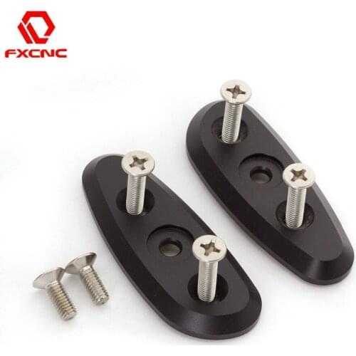 Aluminum Rearview Side Motorcycle Mirror Mounting Adatpers Clamp Holder For Suzuki GSF 600S Bandit 2000-2005 GSF 1200S Bandit