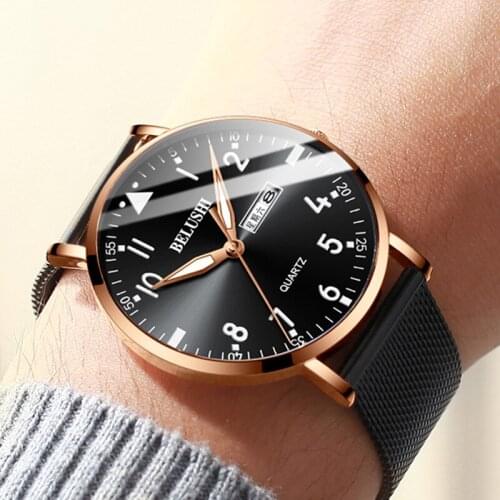 Luminous face needle watch mens business casual quartz watch waterproof mens watch fashion