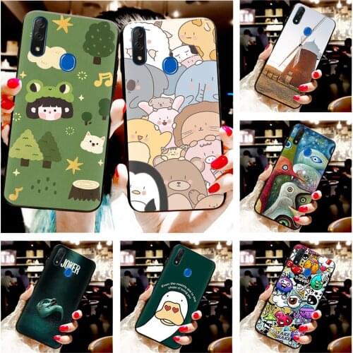 TPU Fashion Design Phone Case For ZTE Blade V10 Cartoon New Anti-dust Soft Case Durable For Man
