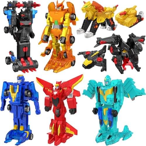Explosive Speed Combination Collision Deformation Car Robot King Kong Mecha Combination Speed Car Action Figures Toys