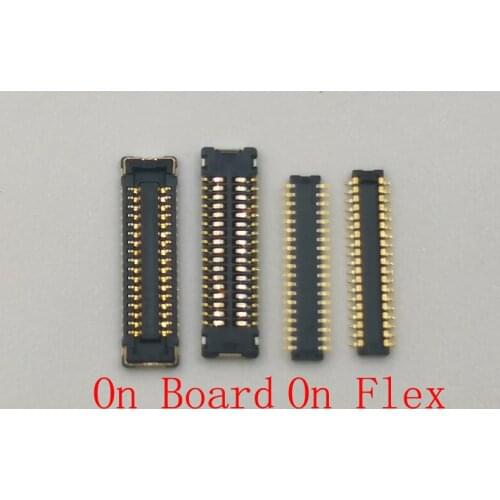 2Pcs LCD Display Screen Flex Plug FPC Connector For Huawei Honor 8XMAX 8X Max Play 7A Enjoy 8E Y6 Prime 2018 Port On Board 34pin