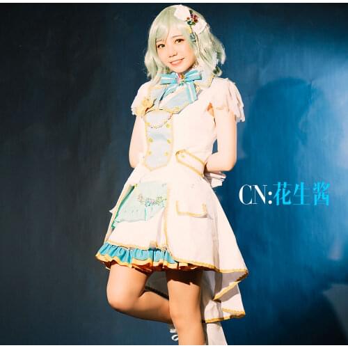 Cosplay Costume Anime Bang Dream! Hikawa Hina Pastel*Palettes 2nd Single Dresses Christmas Halloween Free shipping CG430