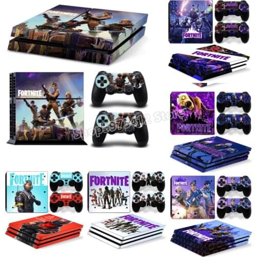 Fortnite PS4 Pro Sticker Game Console Full Body Protective Film Battle Royale Theme Matte Anti-scratch Anime Stickers Decals