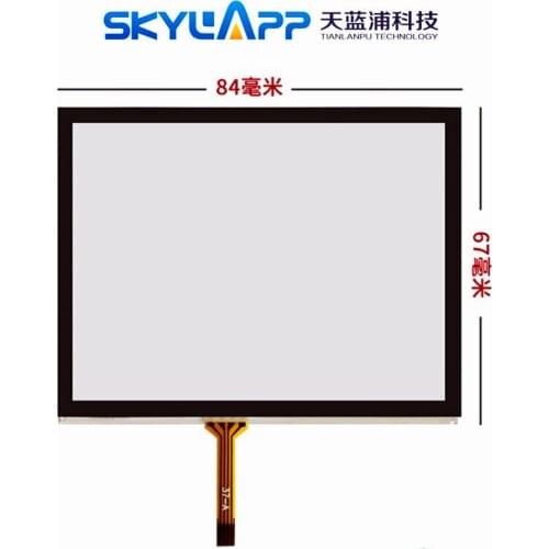 New 4 wire resistive touch screen for Intermec CK3 CK3B CN3E touch screen handwriting external screen Panel Glass 84mm*67mm