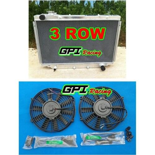 New radiator and fans for TOYOTA Land cruiser HDJ80 HZJ80 1HZ/1HD 4.2L Diesel 90-97 MT