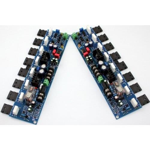 2pcs E405 Amplifier Board Power AMP Circuit Module 300W A1943/C5200 2SA1930/2SC5171 Golden Voice