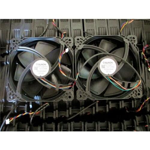 A pair of fan for SUNON MFC0251V1-1E010-S99 RD02006541 12025 12V Silent fan