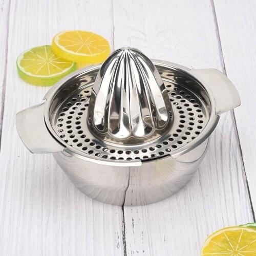 Portable Lemon Orange Mini Manual Juicer Citrus Stainless Steel Household Kitchen Gadget Squeezer Tools Hand Pressed Juice Maker