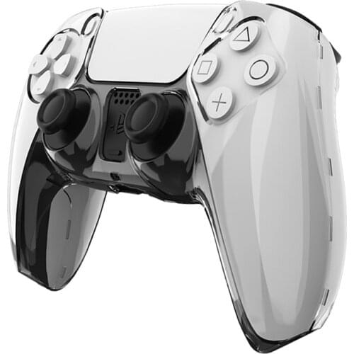 Transparent PS5 Game Handle Crystal Case Ultra-thin Wireless PS5 Handle Hard Shell Protective Cover（Gamepad Not Included