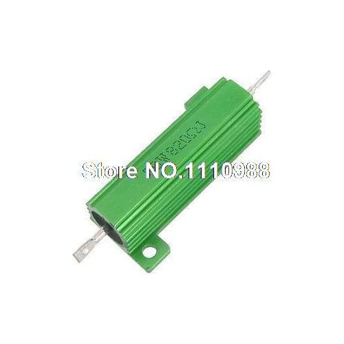 Chassis Mounted 50W 820 Ohm 5% Aluminum Case Wirewound Resistor 2 pcs