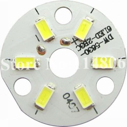 Lot 3W 5W 7W 9W 12W 15W 18W Warm 3500K / White 6500K 5630 SMD LED Light Part With AL MPCB For Light Bulb