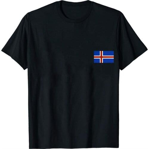T shirt red cross is isl iceland flag For Decoration